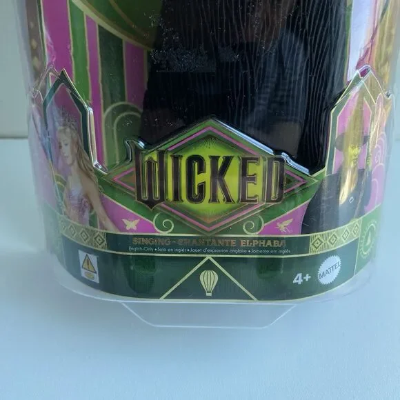 COLLECTIBLE MATTEL Wicked Movie SINGING ELPHABA Doll MISPRINT ERROR - Picture 4 of 6